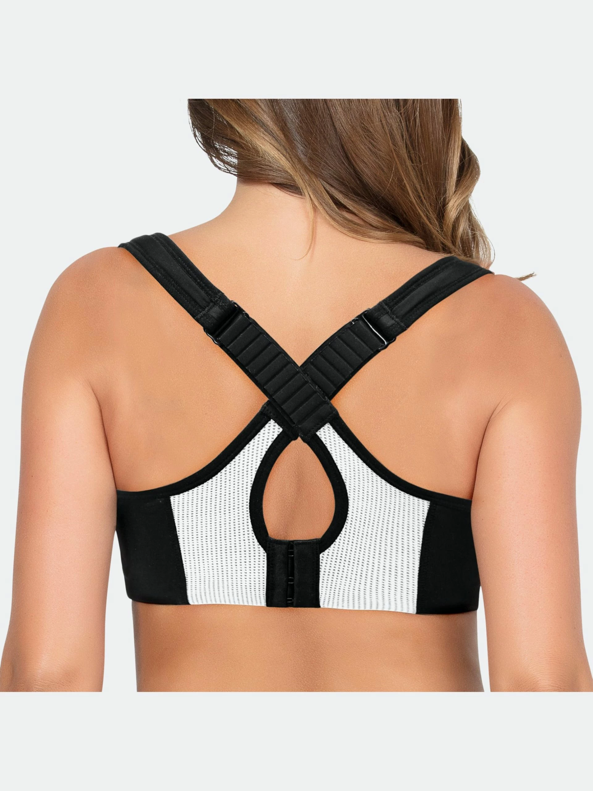 Parfait Dynamic Padded Performance Sports Bra - Black - Image 5