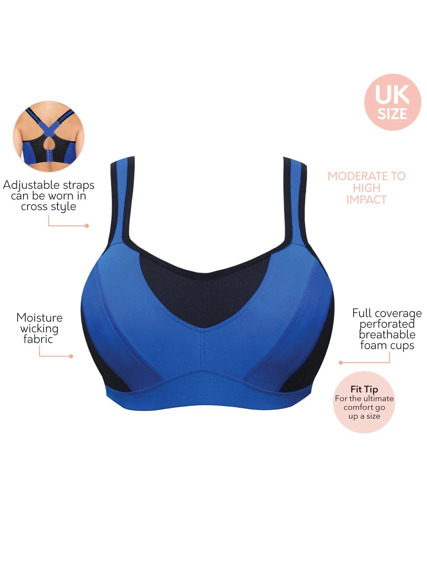 Parfait Dynamic Padded Performance Sports Bra - Image 6