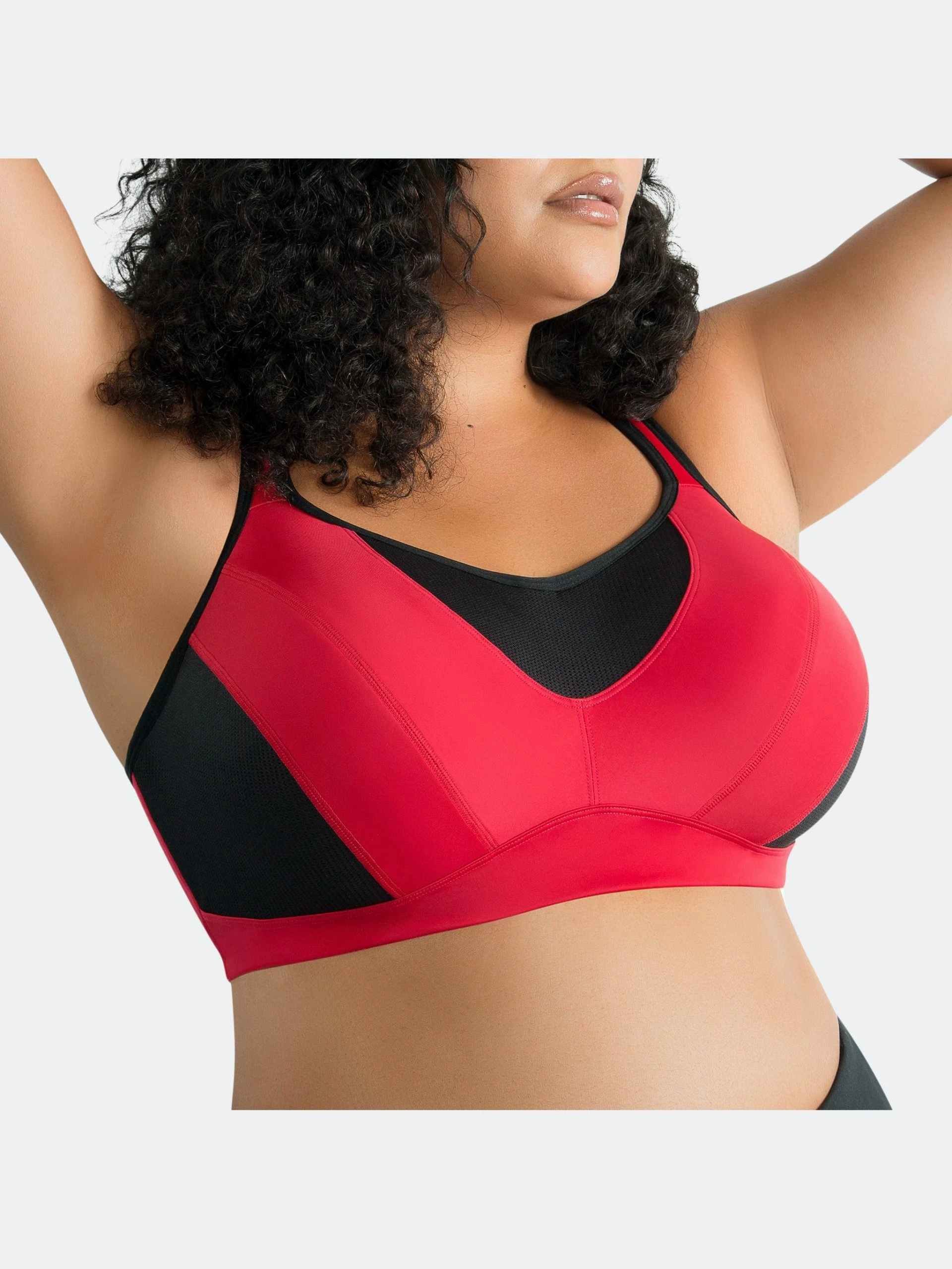 Parfait Dynamic Padded Performance Sports Bra - Racing Red