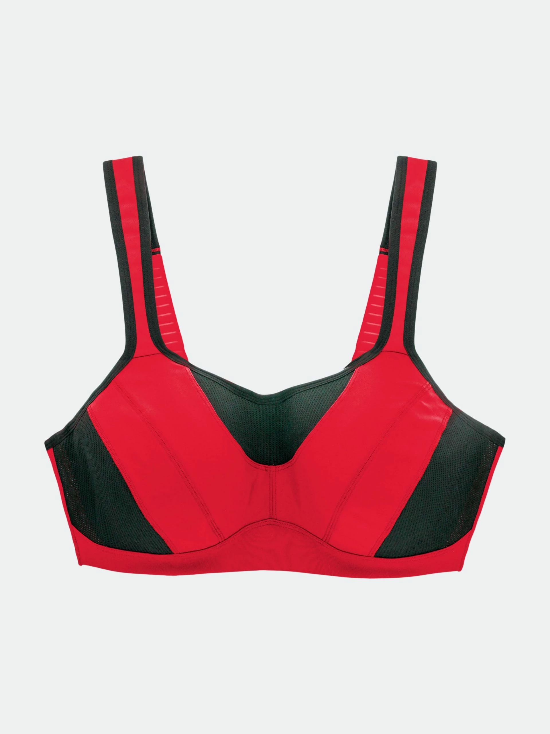 Parfait Dynamic Padded Performance Sports Bra - Racing Red - Image 6