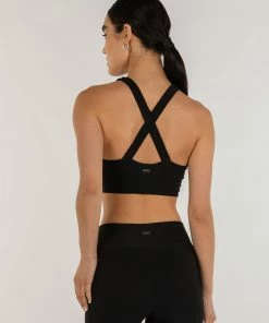 Rebody Elsa Fleece V Neck Longline Bra