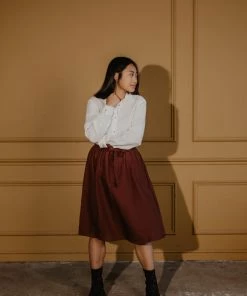 AmourLinen Bergen Mid-Length Linen Skirt 12 AmourLinen Bergen Mid-Length Linen Skirt -Trespass swimwear-shop M04778000325657 3715045649 scaled