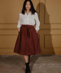 AmourLinen Bergen Mid-Length Linen Skirt 10 AmourLinen Bergen Mid-Length Linen Skirt -Trespass swimwear-shop M04778000325657 844958532 scaled