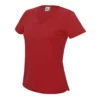 AWDis Cool V Neck Girlie Cool Short Sleeve T-Shirt (Fire Red)