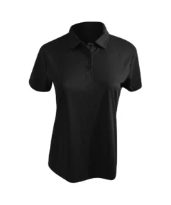 AWDis Cool Womens Girlie Cool Polo / Polos / Womens Fashion / Women (Jet Black)