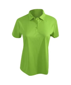 Awdis Cool Womens Girlie Polo T- Shirt- Lime Green