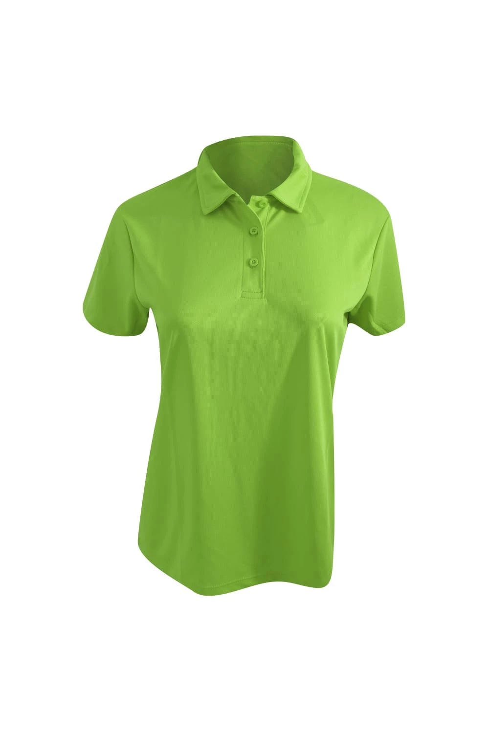Awdis Cool Womens Girlie Polo T- Shirt- Lime Green