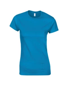 Gildan Ladies Soft Style Short Sleeve T-Shirt - Antique Sapphire