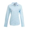 Premier® Premier Womens/Ladies Signature Oxford Long Sleeve Work Shirt (Light Blue)