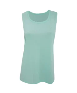 Bella + Canvas Ella Ladies/Womens Flowy Scoop Muscle Tee / Sleeveless Vest Top (Mint)