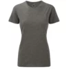 Russell Womens Slim Fit Longer Length Short Sleeve T-Shirt (Gray Marl)