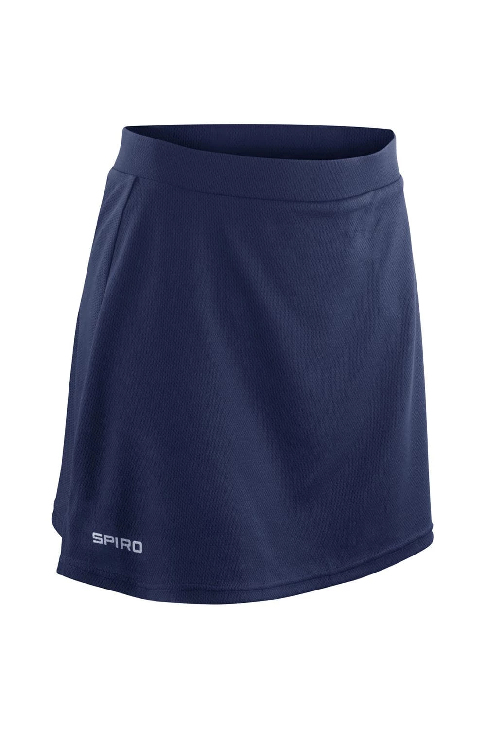SPIRO Ladies Windproof Quick Dry Sports Skort - Navy Blue - Image 2