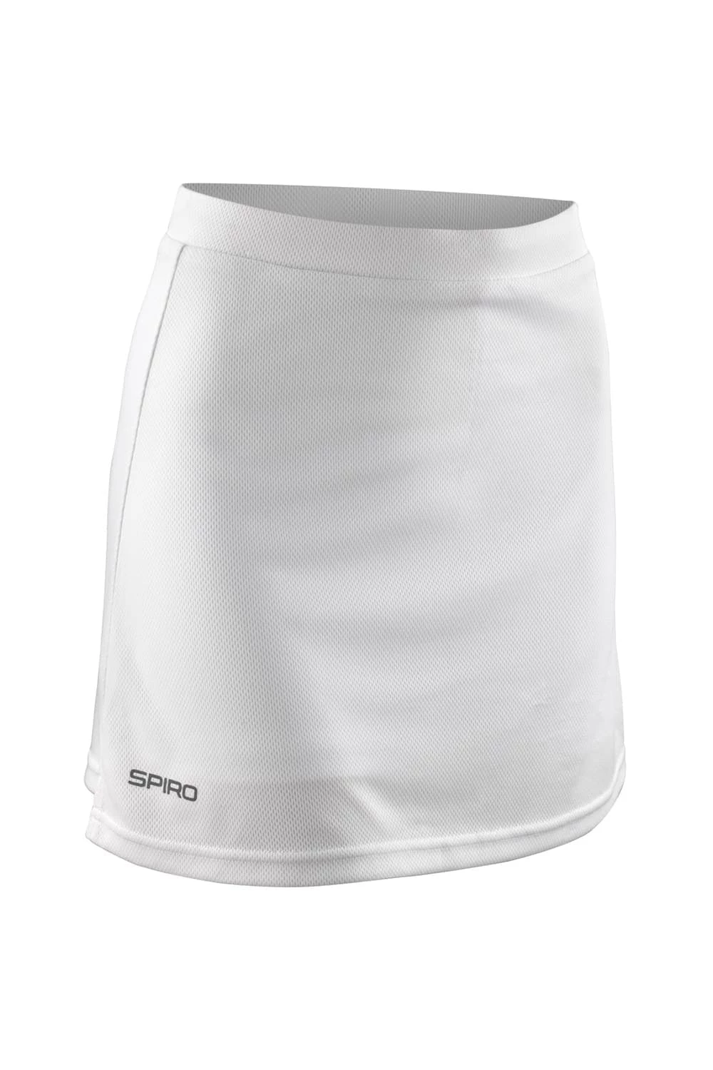 SPIRO Ladies Windproof Quick Dry Sports Skort - White