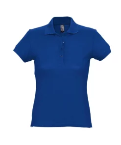 SOLS Womens/Ladies Passion Pique Short Sleeve Polo Shirt (Royal Blue)
