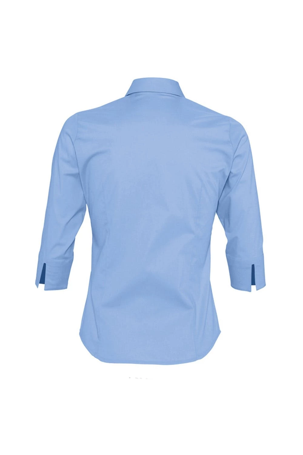 SOLS Womens/Ladies Effect 3/4 Sleeve Fitted Work Shirt (Bright Sky) - Image 2