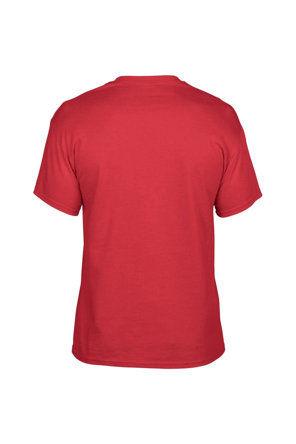 Gildan DryBlend Adult Unisex Short Sleeve T-Shirt (Red) - Image 2