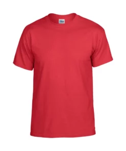 Gildan DryBlend Adult Unisex Short Sleeve T-Shirt (Red)