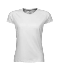 Tee Jays Womens/Ladies Cool Dry Short Sleeve T-Shirt (White)