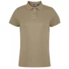 Asquith & Fox Womens/Ladies Plain Short Sleeve Polo Shirt (Khaki)