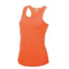 Awdis Just Cool Girlie Fit Sports Ladies Vest / Tank Top (Electric Orange)