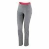 Spiro Womens/Ladies Fitness Trousers/Bottoms/Pants (Sport Gray Marl / Hot Coral)