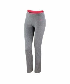 Spiro Womens/Ladies Fitness Trousers/Bottoms/Pants (Sport Gray Marl / Hot Coral)
