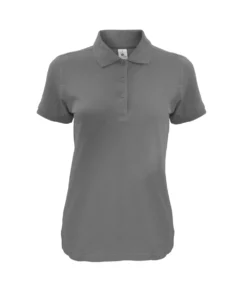 B&C B&C Womens/Ladies Safran Timeless Polo Shirt (Dark Grey)