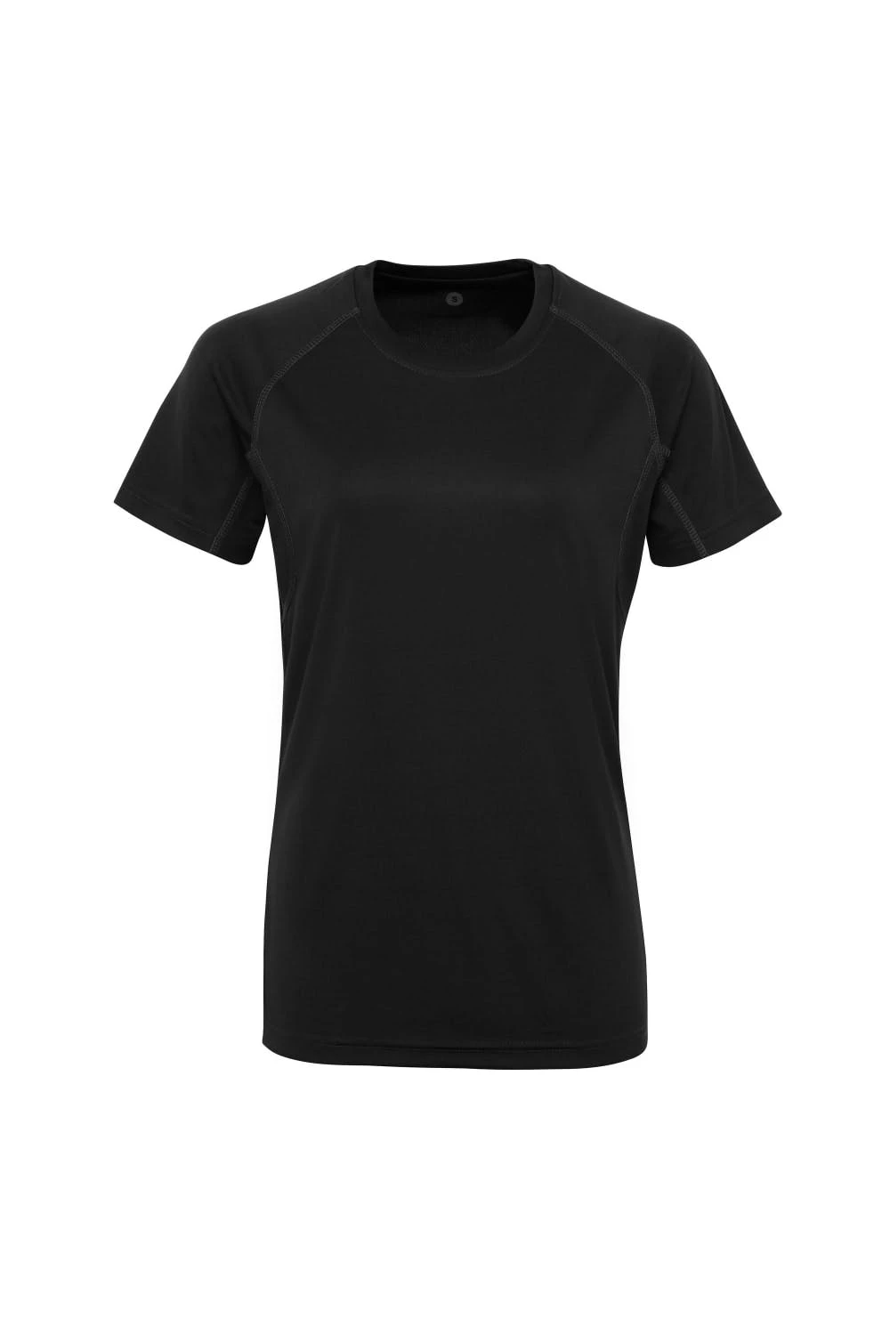 TriDri Tri Dri Womens/Ladies Panelled Crew Neck T-Shirt (Black)