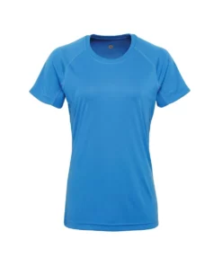 TriDri Tri Dri Womens/Ladies Panelled Crew Neck T-Shirt (Sapphire)