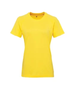 TriDri Tri Dri Womens/Ladies Panelled Crew Neck T-Shirt (Sun Yellow)