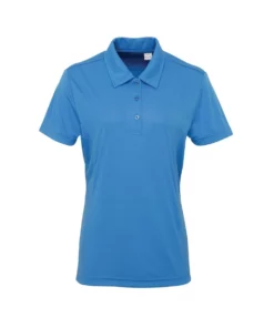 TriDri Tri Dri Womens/Ladies Panelled Short Sleeve Polo Shirt (Sapphire)