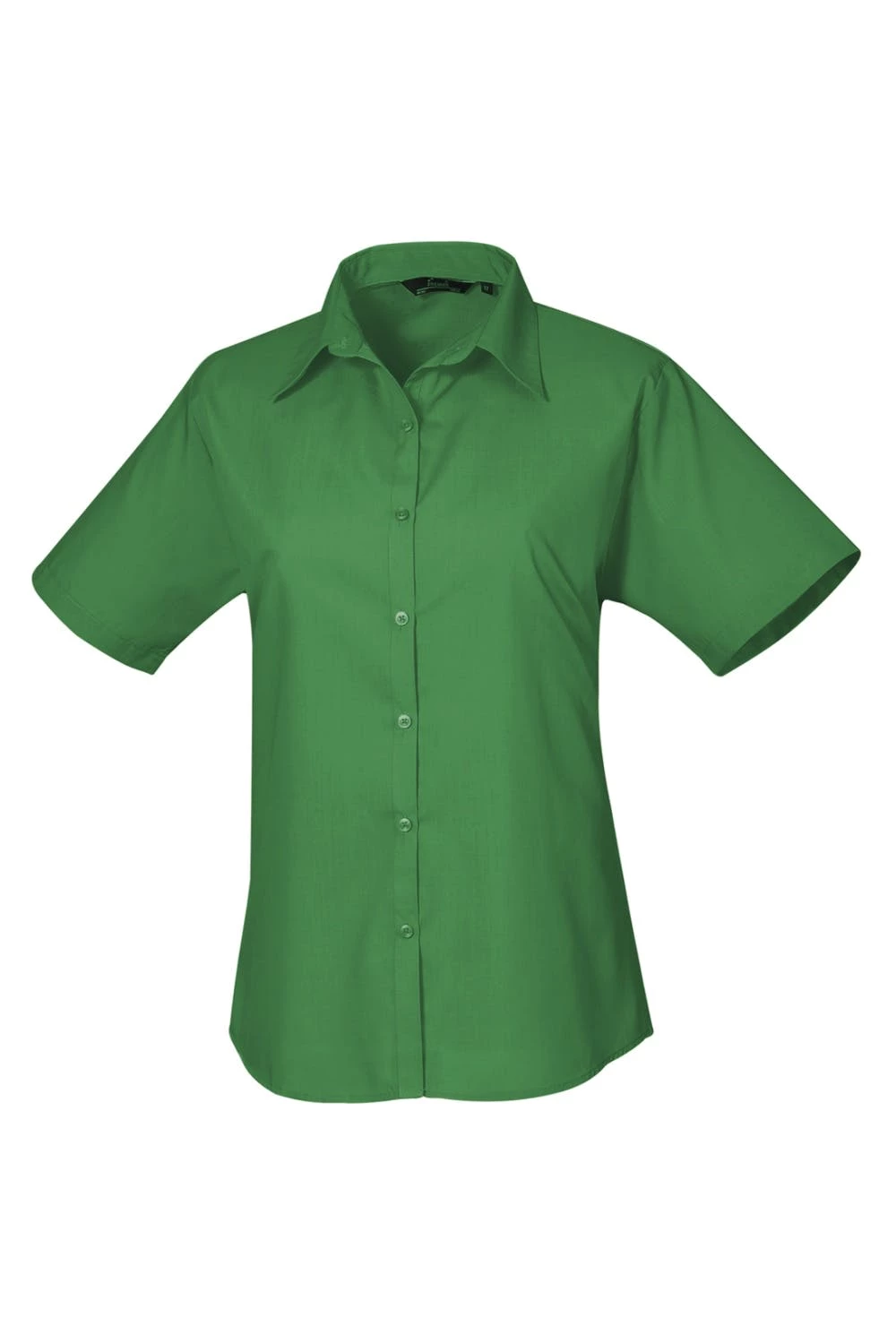 Premier® Premier Short Sleeve Poplin Blouse/Plain Work Shirt (Emerald)