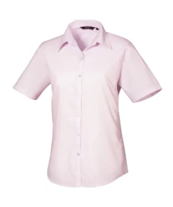 Premier® Premier Short Sleeve Poplin Blouse/Plain Work Shirt (Bottle)