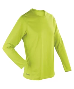 Spiro Ladies/Womens Sports Quick-Dry Long Sleeve Performance T-Shirt