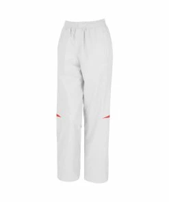 Spiro Womens/Ladies Micro-Lite Performance Sports Pants / Tracksuit Bottoms (White/Red)