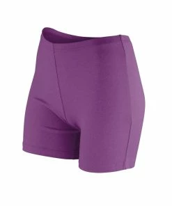 Spiro Womens/Ladies Softex Stretch Sports Shorts (Grape)