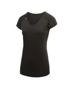 Regatta Activewear Womens Beijing Short Sleeve T-Shirt (Black/Black)