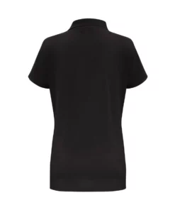 Asquith & Fox Womens/Ladies Short Sleeve Contrast Polo Shirt (Black/ Orange)