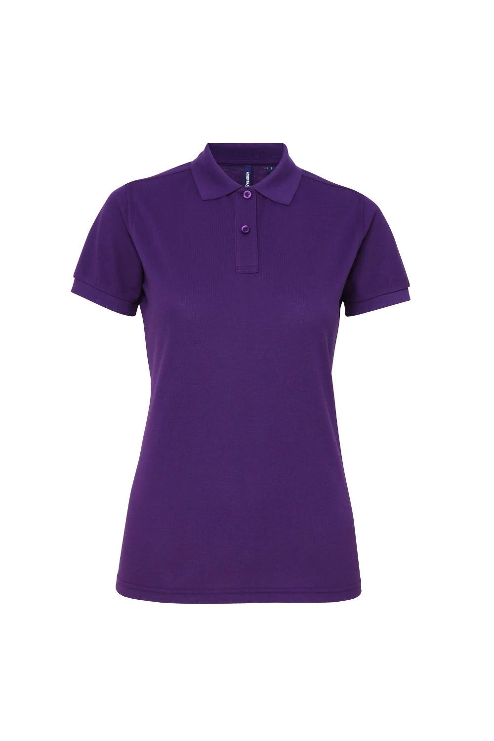 Asquith & Fox Womens/Ladies Short Sleeve Performance Blend Polo Shirt (Purple)