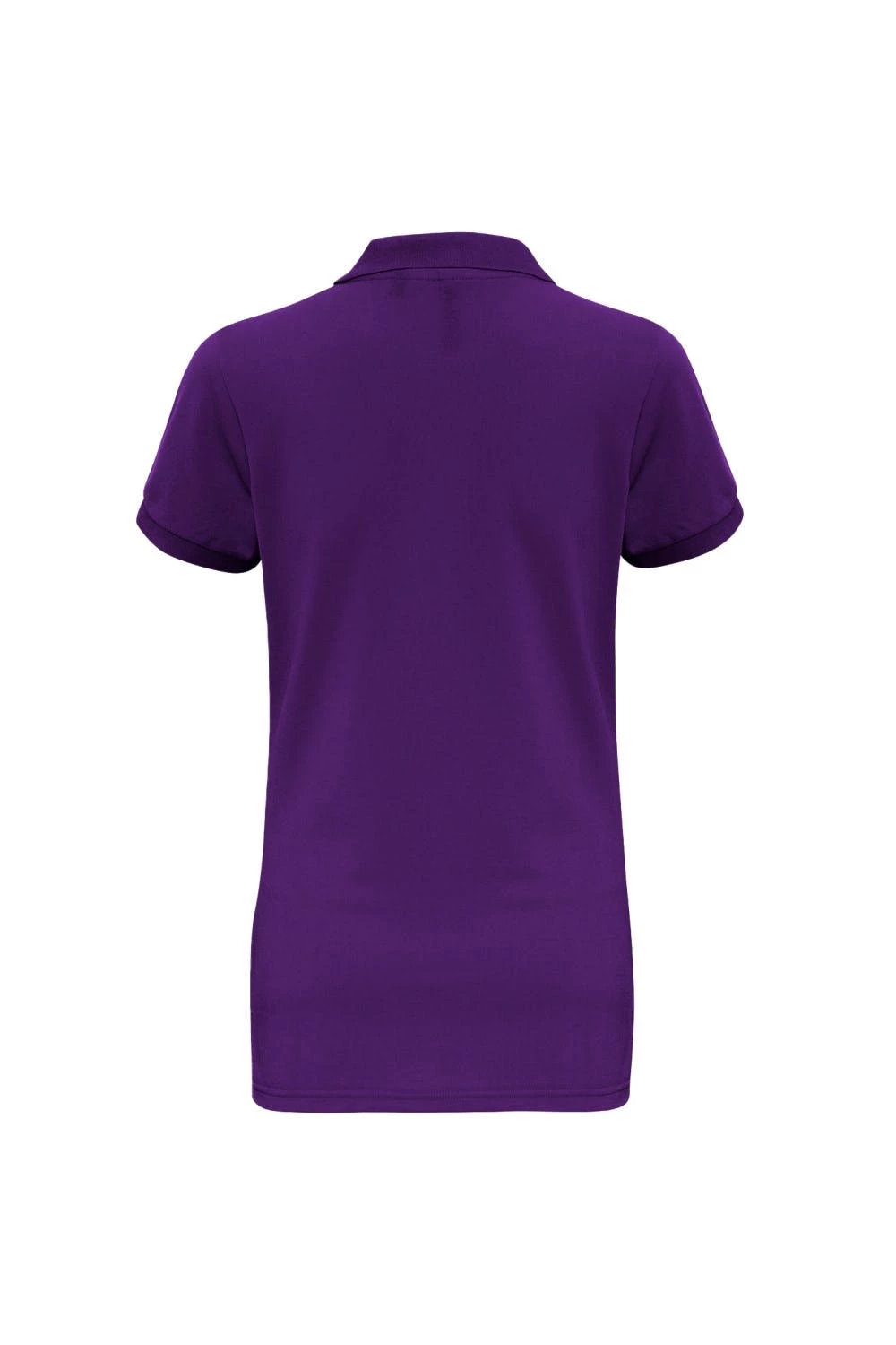 Asquith & Fox Womens/Ladies Short Sleeve Performance Blend Polo Shirt (Purple) - Image 2