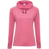 AWDis Just Cool Womens/Ladies Girlie Cowl Neck Baselayer Top (Electric Pink Melange)