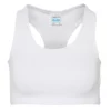 AWDis Just Cool Womens/Ladies Girlie Sports Crop Top (Arctic White)