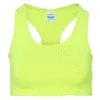 AWDis Just Cool Womens/Ladies Girlie Sports Crop Top (Electric Yellow)