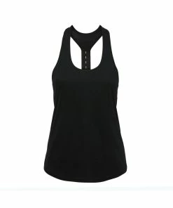 TriDri Tri Dri Womens/Ladies Performance Strap Back Tank Top (Black)