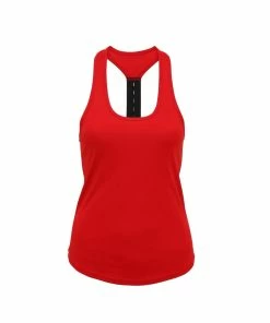 TriDri Tri Dri Womens/Ladies Performance Strap Back Tank Top (Fire Red)
