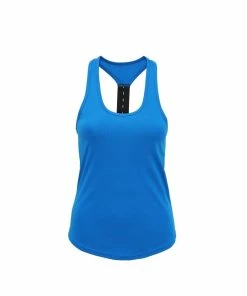 TriDri Tri Dri Womens/Ladies Performance Strap Back Tank Top (Sapphire)
