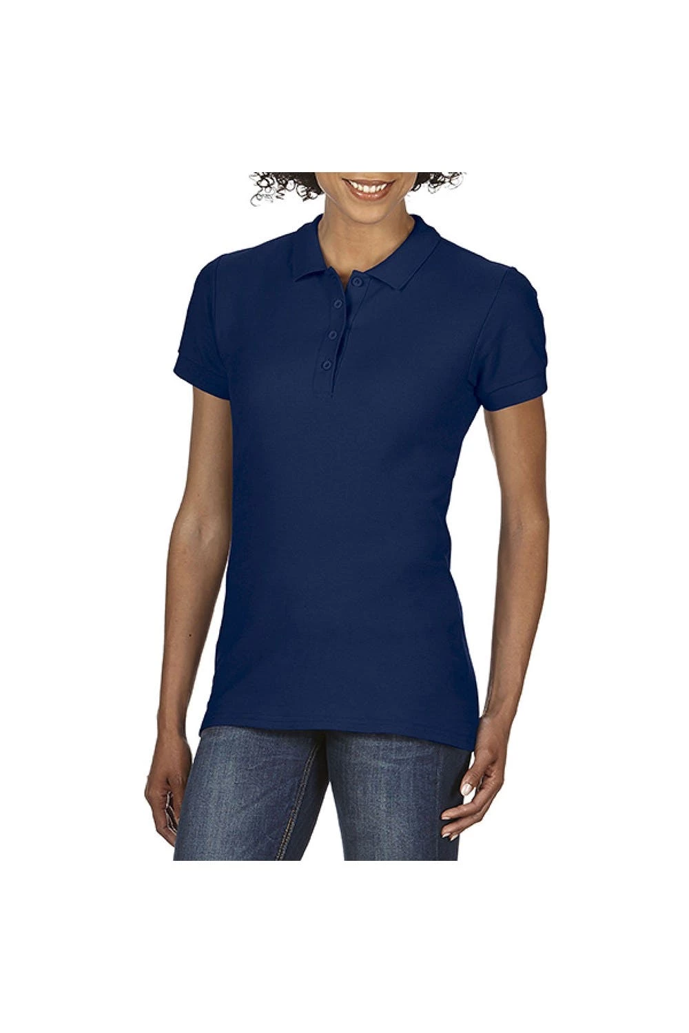 Gildan Softstyle Womens/Ladies Short Sleeve Double Pique Polo Shirt - Image 2