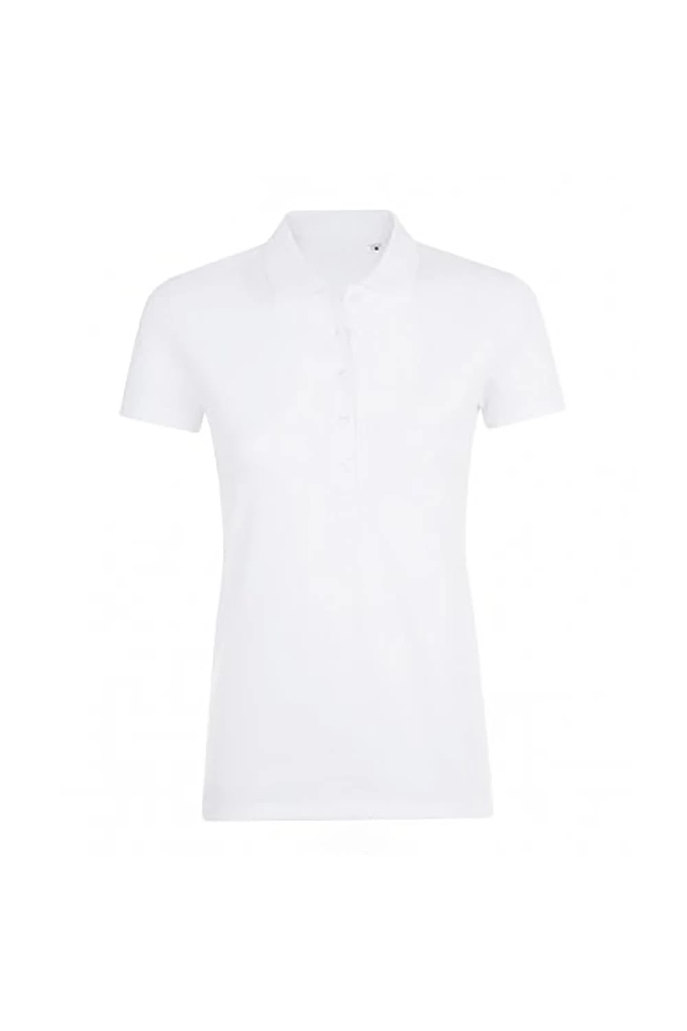 SOLS Womens/Ladies Phoenix Short Sleeve Pique Polo Shirt (White)