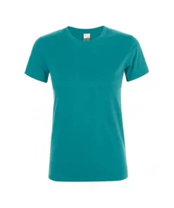 SOLS Womens/Ladies Regent Short Sleeve T-Shirt (Duck Blue)