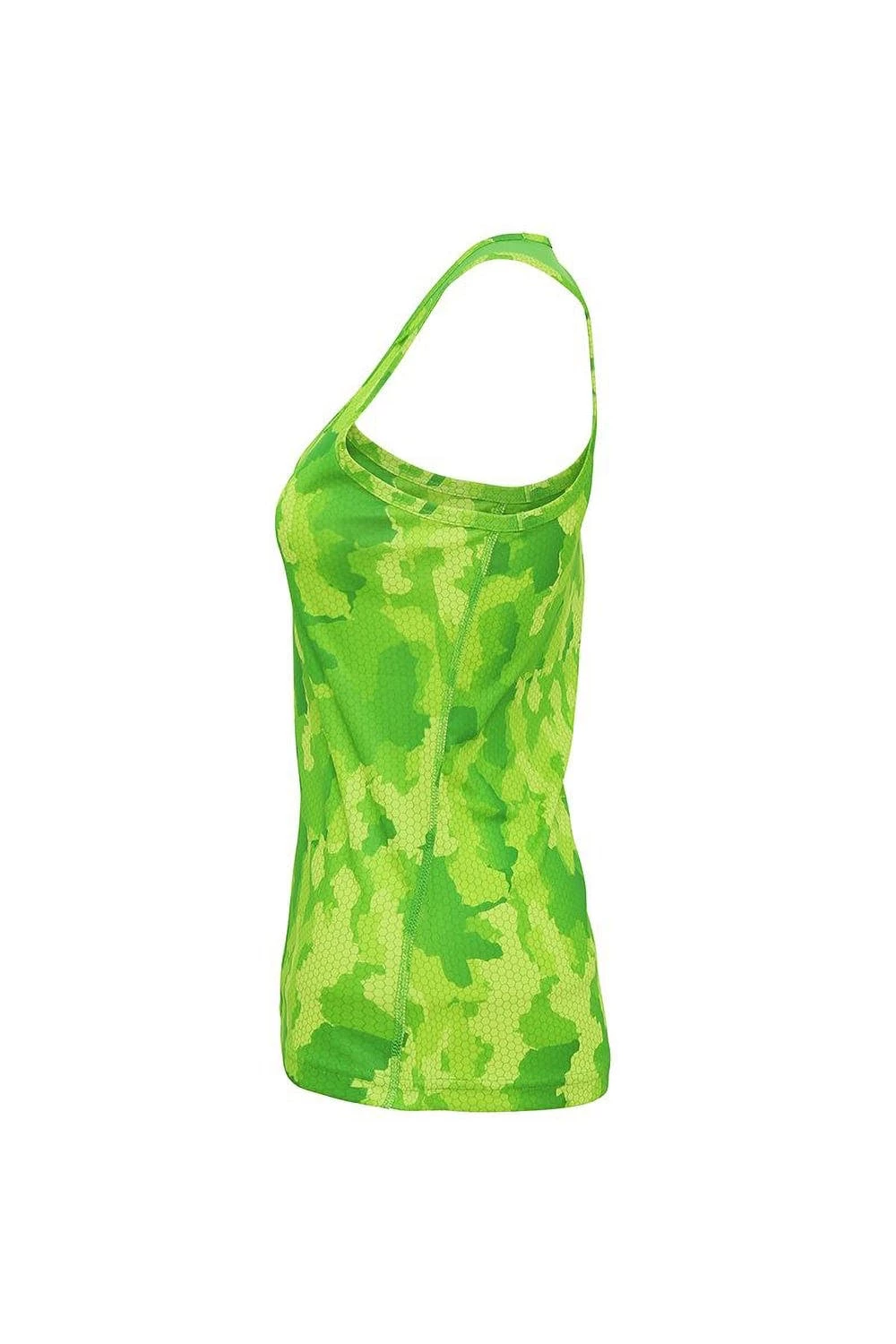 TriDri Tri Dri Womens/Ladies Hexoflage Performance Sleeveless Vest (Camo Green) - Image 3